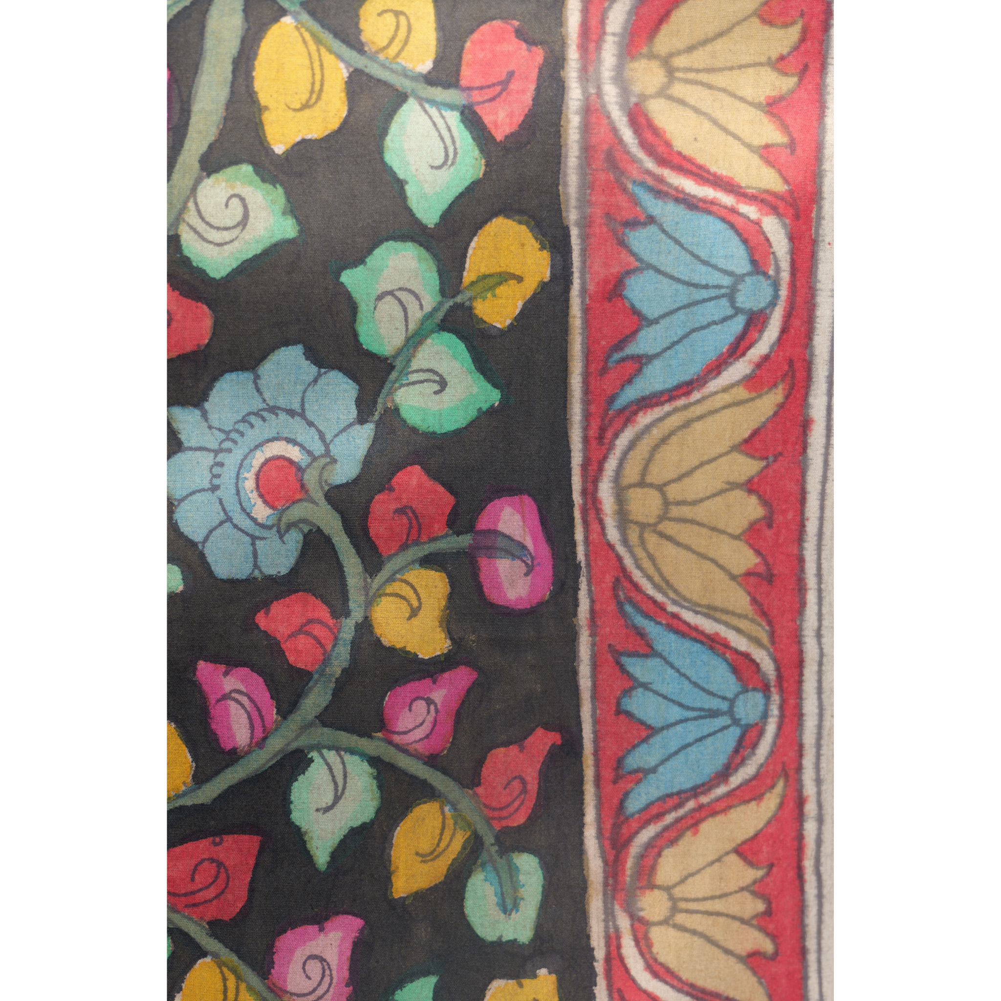 HAND-PAINTED KALAMKARI FABRIC — EARTH IN EVERY BRUSHSTROKE