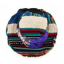 Hemp cotton patchwork hat with wired brim